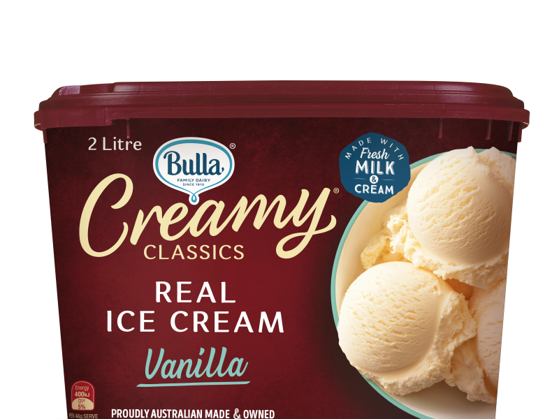 Bulla Ice Cream, Yogurt, Sour Cream Lets Buy Aussie