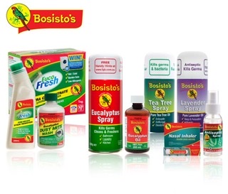 Bosistos - Essential oil blends including eucalyptus, lavender and tea tree.